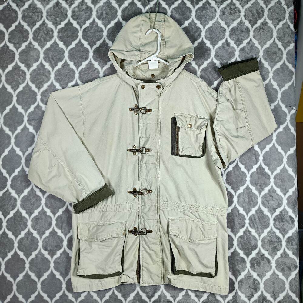 Urban Equipment Canvas Field Jacket Men Medium Utility Coat Lobster Clasp‎ Heavy